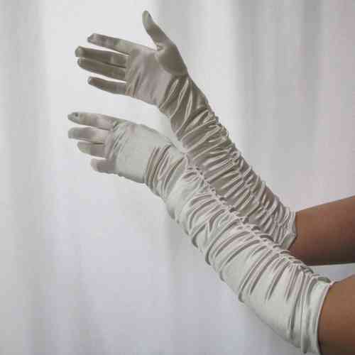 Rypytetyt pitkävartiset hansikkaat