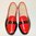 Puna-mustat 60-luvun loaferit, koko 37 (n.38)
