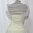 Stunning, light cream, 50's wedding gown, size S-M