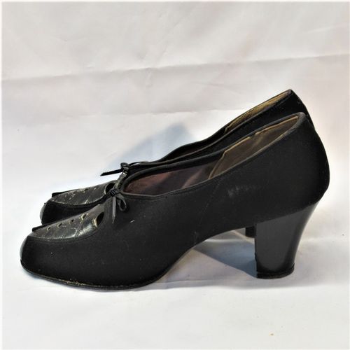 Mustat 1920-luvun kengät, 7AAA/ hyvin kapea 36-37
