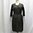 Mustapohjainen 50-luvun mekko, n.M