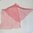 Persikan-vaaleanpunainen, kimaltava 60-luvun sifonkishaali