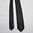 Musta kapeahko kravatti, 50-60-luku