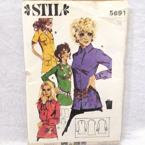 Stil-kaava 5691, 60-70-luku (paitapusero/tunika x4)