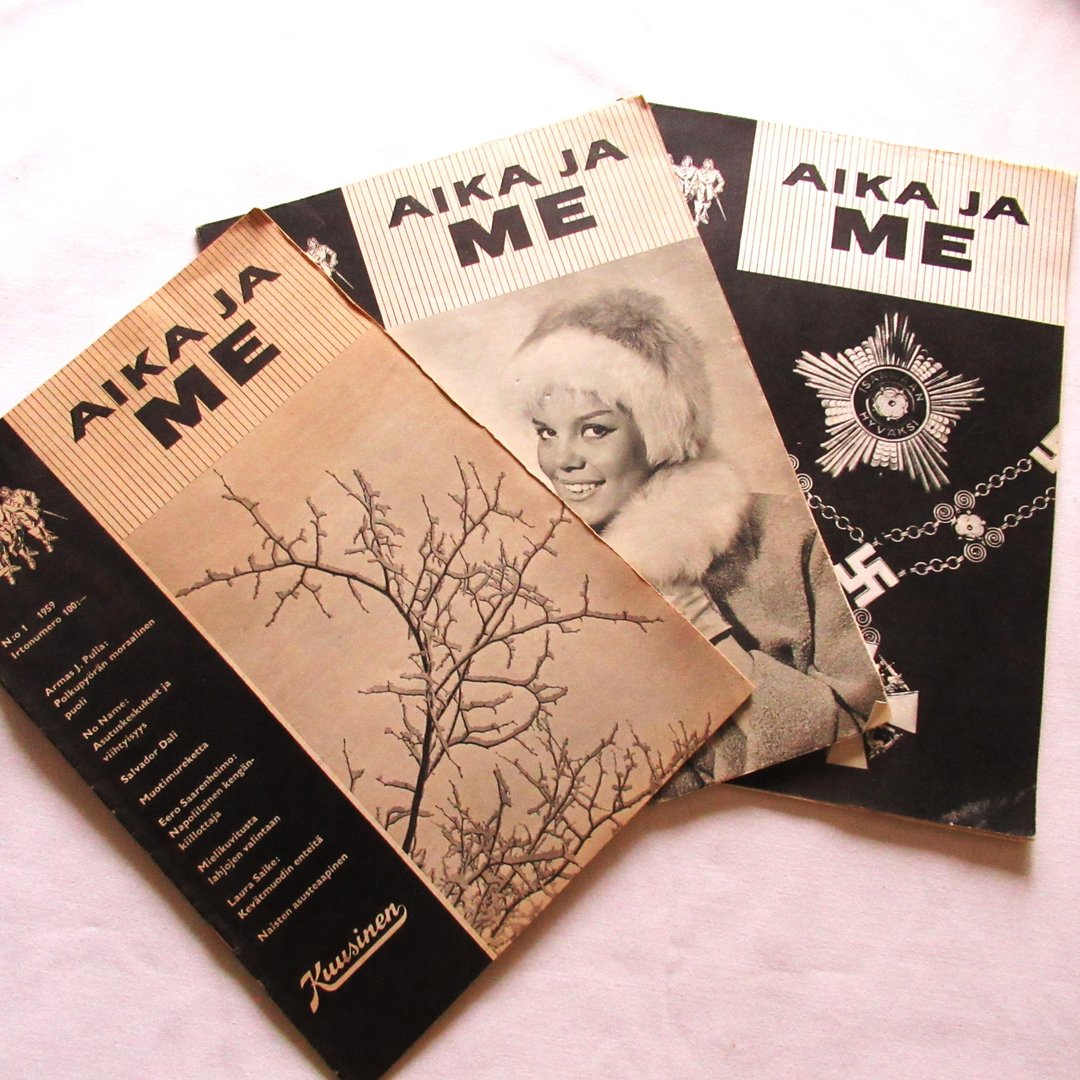 Aika ja Me -lehdet 3kpl, 1959, no 1, 5 ja 6