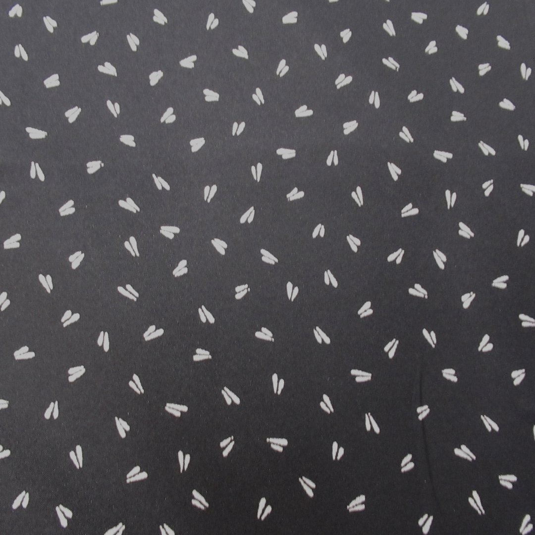 Musta-valkoinen 70-80-luvun polyesteri 150cm x 200cm