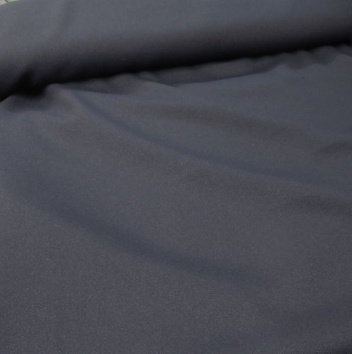 Tummansininen polyesteri-villasekoite lev. 150cm