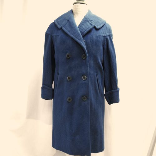 Sininen 50-luvun takki, S-M (kirppistuote)