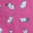 Pinkkipohjainen Muumi-pussilakana ja tyynyliina